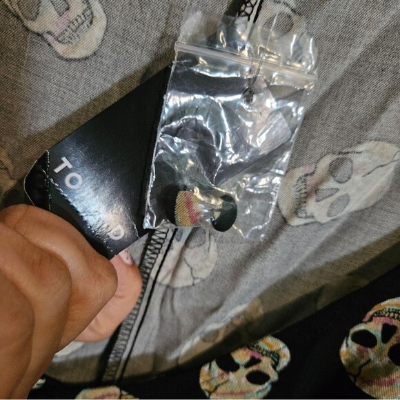 NWT Torrid Skull Print Black Dress - Picture 8 of 9